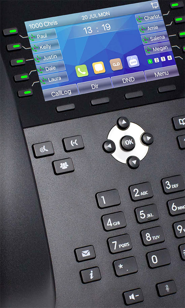 D40 Handset Large A10 Entry Level IP Handset